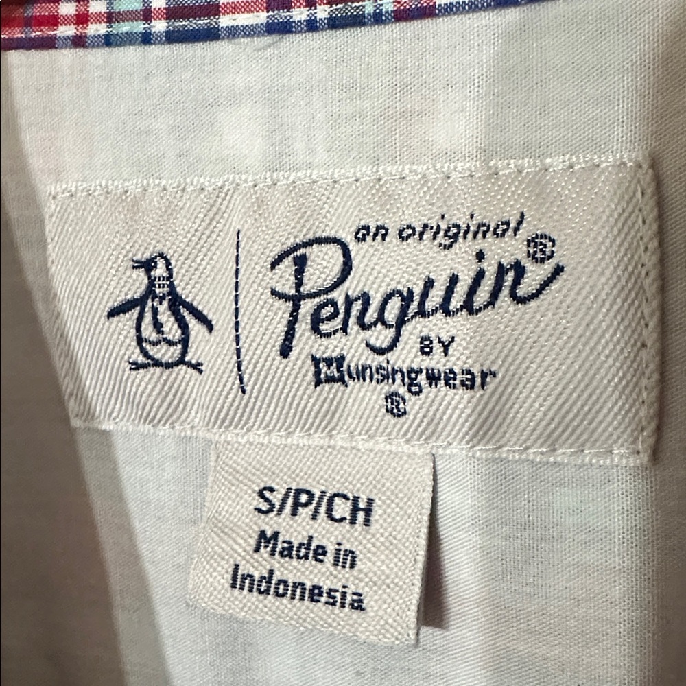 Original Penguin Red and Blue Plaid Shirt - Picture 5 of 10